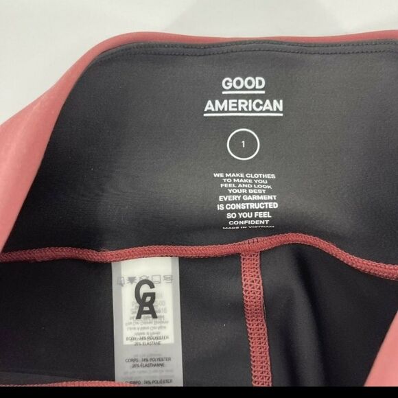 NWT Good American ombre animal print high leggings - Picture 6 of 6